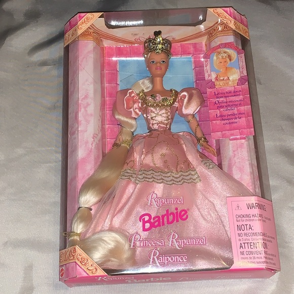 Vintage 1997 Rapunzel Barbie doll new unopenedsealed in box - Picture 8 of 13